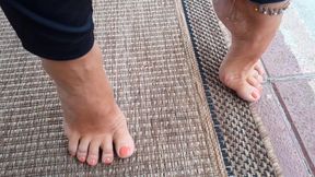Amateur Blonde Mature Wife Enjoys Feet Worship