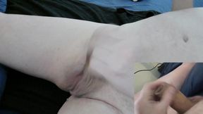 Wank Cum with Dripping Everywhere