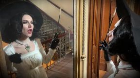 Lady Dimitrescu Cosplay MILF Gives Blowjob and Anal