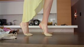 Goddess Amber Rule In The House - Creamy Half Ballet Shoes Part 1