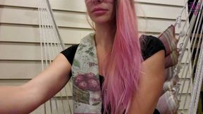 Spying on Vicky smoking a J- HD 1080p