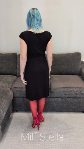 Little Black Dress & Red Heels