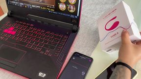 Lush Public Lush!!! My Stepsister Discovers Me and Then Checks on Me!!! I Was Too Horny to Stop Omg!!!!