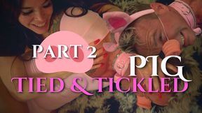 Witch Spanks And Tickles Hogtied Pig | Part 2