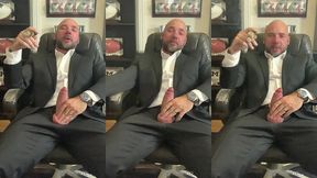 jason collins cigar, suit, joi, masturbation!