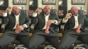 jason collins cigar, suit, joi, masturbation!