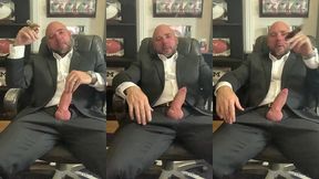 jason collins cigar, suit, joi, masturbation!