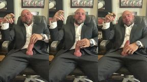 jason collins cigar, suit, joi, masturbation!