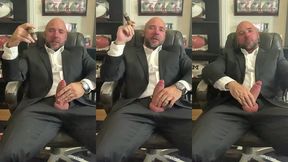 jason collins cigar, suit, joi, masturbation!