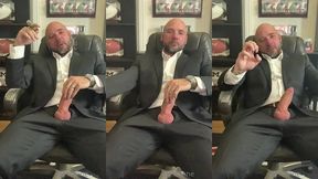 jason collins cigar, suit, joi, masturbation!