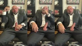 jason collins cigar, suit, joi, masturbation!