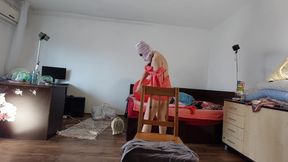 Sexy Wife with Hairy Pussy Dances Naked.