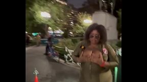 I Was In Da City Showing My Tittes As Hazelnutxxx