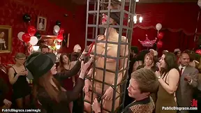 Milf Slaves Get Cattle Prod In Public