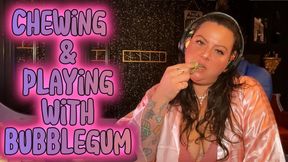 Juicy Bubble Gum Tease – Up Close & Personal