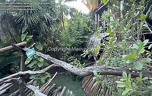 VLOG TULUM - Risky fuck on the terrace of my hotel room