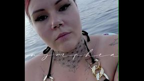 Petite exhib sur le lac avec mon paddle