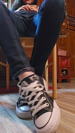 Get Down and Clean My Converse
