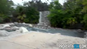 Sexy - Fucking incompetent real estate agent outdoors