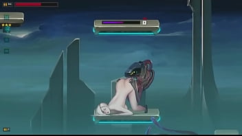 Pretty blonde girl hentai having sex with aliens monsters men in Dark Star action hentai ryona game new gameplay