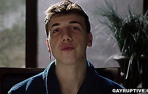 What a very hot sex scene of Ty Roderick and teen Troye Jacobs