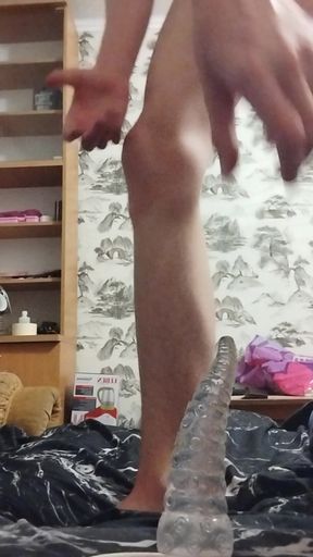 Ass training for a real penis