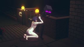 got an ender girl in my back yard - minecraft hentai parody