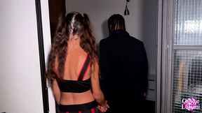 cheerleader hungry for big black cock