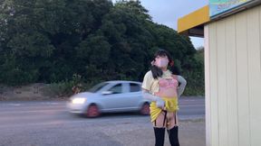 Roadside Exposure Tuck Masturbation