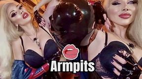 Lick my Stinky Sweaty Armpits in LATEX my puppy