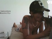 BLOW JOB BBC BIG DICK COSPLAY HAT EBONY BLACK HAT