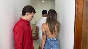 Stepbro's buddy drills hidden Molly like a sex-fueled machine