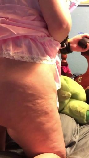 Baby Piglet Gets Belt, Does Homework