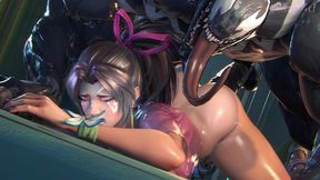 Psylocke Fucked by Venom