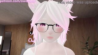 Shy and blushy vtuber takes you home after a date - Romantic pov VRchat erp - Preview