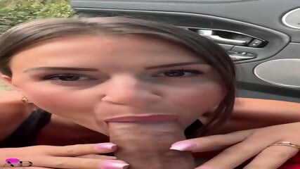 Anna Divina In A Car