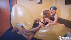 Q796 Stashia and Mariette passionately ride and pop two RX lloDs - 1080p