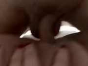 Thai Lady Creampie, load of cum inside me .