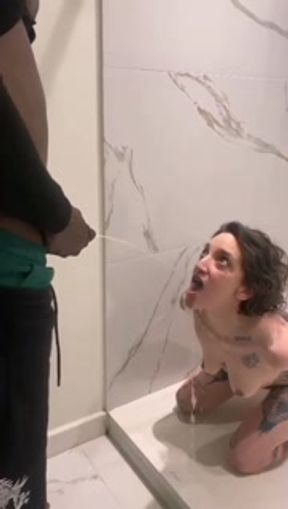 PISS DRINKING HE ASKS ME TO DRINK HIS PISS AFTER FUCKING ME HARD - BBC - LENA FIRE