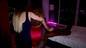 The Mulatto Lifted Her Legs Up For Group Sex With A Pumped-up Black Ma - Naomi Swann And Cecilia Lion