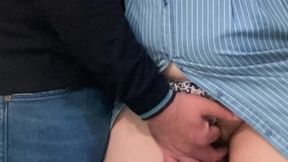 Perverted Stranger Rubbed My Pussy in the Crowded Subway