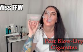 Post-blow-dry Smoke Session - Lipstick Rings & Hands-free