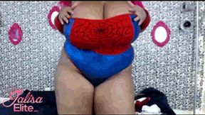 Super Heroine Tease and BJ Compilation