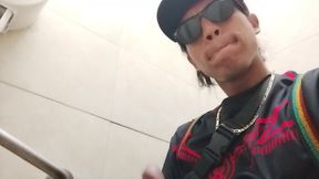 Daddy in Public Bathroom