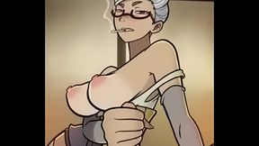 Granny seiko jerks you off