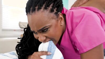 BANGBROS - Masseuse Ny Ny Lew Can't Resist After Noticing Her Client's Huge Dick Under His Towel