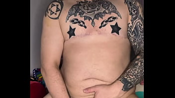 ftm trans guy jerks off