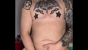 ftm trans guy jerks off