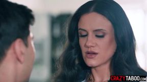 Curious Stepmom Explores VR Pleasure with Stepson in Intense Anal Adventure