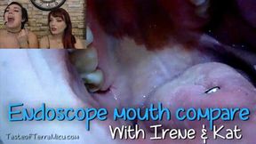 Endoscope Mouth Compare - Irene Silver & Kat Van Wylder - HD 720 WMV